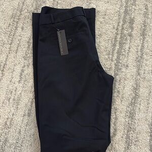 Banana Republic Black Trousers Classic Straight-Leg Fit